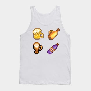 Stardew Valley Alcoholic Drinks (Alcohol) Tank Top